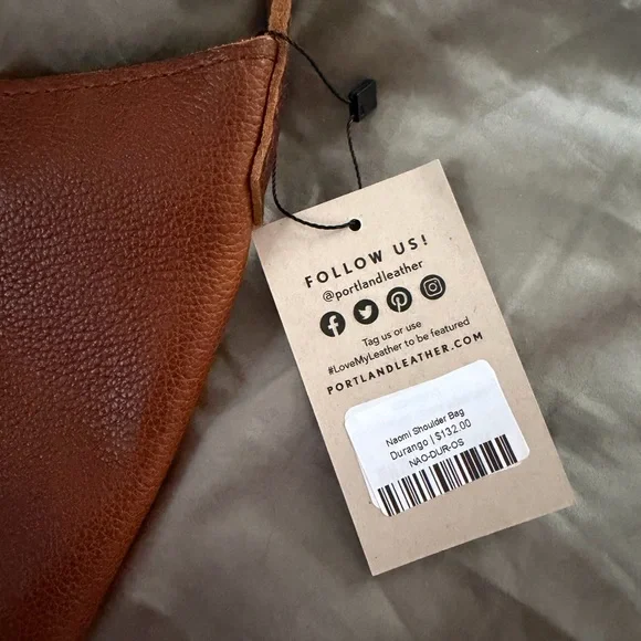 NWT Portland Leather Goods Oversized Naomi Durango Shoulder Bag - Picture 4 of 5